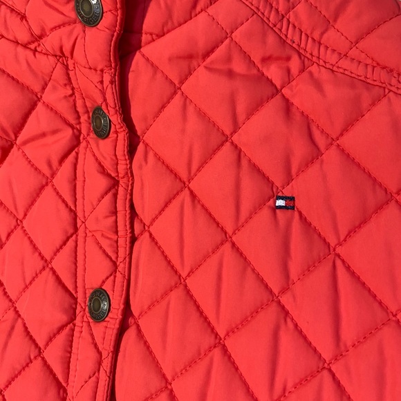 Tommy Hilfiger kids orange waffle jacket - Picture 3 of 7